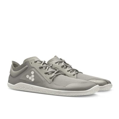 Chaussure Running Vivobarefoot Primus Lite III Homme - Grise QHG230687
